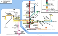 Merseyrail Trains National Rail Route Map